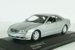 Mercedes CL 500 1999, silver metallic, 430038024, Minichamps 1:43 