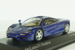 McLaren F1 Road 1996, blue metallic, 530133435, Minichamps 1:43
