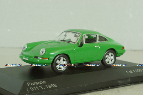 Porsche 911 T 1968, green, WB040, WhiteBox 1:43