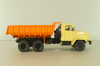 Краз-6510 самосвал 1992, бежевый/оранжевый, Н775, Наш Автопром 1:43