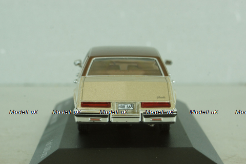 Cadillac Seville MK II Elegante 1980, silver/brown, WB205, WhiteBox 1:43