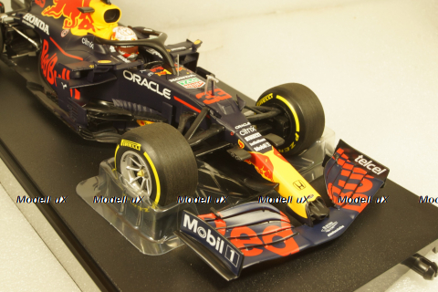 Red Bull Racing Honda RB16B, Max Verstappen Winner Emilia Romagna GP 2021 Formula 1, Minichamps 1:18