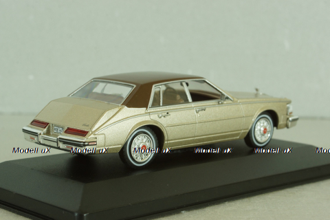 Cadillac Seville MK II Elegante 1980, silver/brown, WB205, WhiteBox 1:43