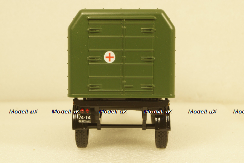 Лумз-8930 прицеп рефрижератор для перевозки донорской крови, TruckTyr 1:43