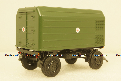 Лумз-8930 прицеп рефрижератор для перевозки донорской крови, TruckTyr 1:43
