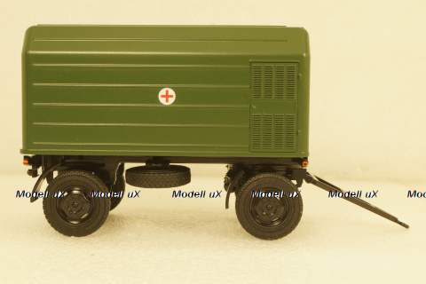 Лумз-8930 прицеп рефрижератор для перевозки донорской крови, TruckTyr 1:43