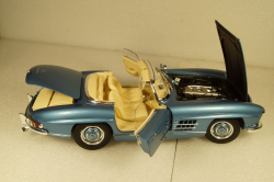 Mercedes 300SL Roadster (W198) 1958, blue metallic, 180039042, Minichamps 1:18
