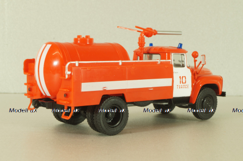 АП-3(130)-148А 1973, пожарный автомобиль порошкового тушения на шасси ЗиЛ-130, Наши Грузовики №44, 1:43