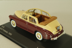 Газ-М20 Победа кабриолет 1947, бежевый/бордовый, WB217, WhiteBox 1:43