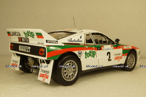 Lancia Rallye 037 #2 San Marino Vudafieri 1984, KYO8306F1, Kyosho 1:18