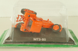 МТЗ-80 трактор 1974, красный, ТРАКТОРЫ история,люди,машины (Hachette) №6 1:43 На Запчасти!