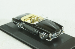 Mercedes 190 SL Cabriolet 1955 black, 430033139, Minichamps 1:43