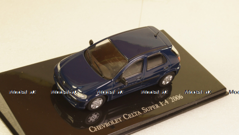 Chevrolet Celta Super 1.4 2006 blue, Altaya 1:43