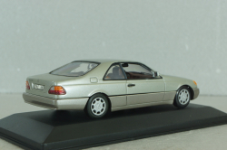 Mercedes-Benz 600 SEC (C140) 1992, silver, 32602, Minichamps 1:43