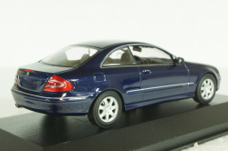 Mercedes CLK 2002 (C209), dark blue, 400031420, Minichamps 1:43 