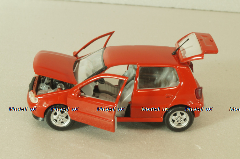 Volkswagen Polo 5-dors (Polo III) 1994, red, 1003R, Schabak 1:43