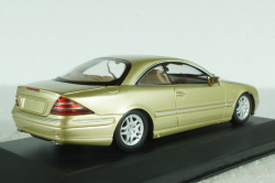 Mercedes CL 500 Coupe (C215) 1999, gold, 430038028, Minichamps 1:43 