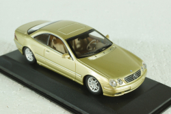 Mercedes CL 500 Coupe (C215) 1999, gold, 430038028, Minichamps 1:43 