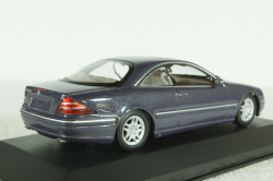 Mercedes CL 500 Coupe (C215) 1999, blue metallic, 430038025, Minichamps 1:43 