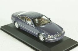 Mercedes CL 500 Coupe (C215) 1999, blue metallic, 430038025, Minichamps 1:43 