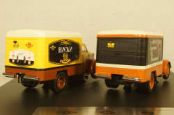 Газ-51 Фургон КИ-51 "Абрау-Дюрсо" и Газ-51 Фургон КИ-51 "Советское виски" ( Набор "Вспомнить все!"), 905150, DiP Models 1:43