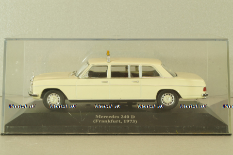 Mercedes-Benz 240 D (W115) Long Limousine 1978, beige, Taxis der Welt #3, Altaya 1:43