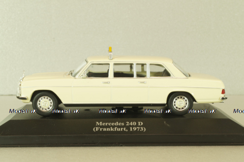 Mercedes-Benz 240 D (W115) Long Limousine 1978, beige, Taxis der Welt #3, Altaya 1:43