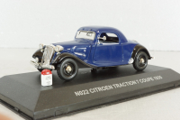 Citroen Traction 7 Coupe 1935, blue/black, N022, Nostalgie 1:43