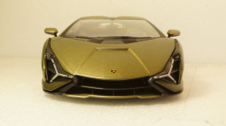 Lamborghini Sian FKP 37 matt olivee, 11046, Burago 1:18
