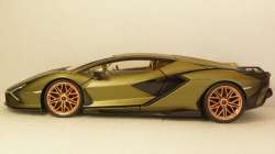 Lamborghini Sian FKP 37 matt olivee, 11046, Burago 1:18