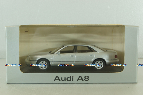 Audi A8 (D2) 1998, silver, 20000000615, Minichamps 1:43