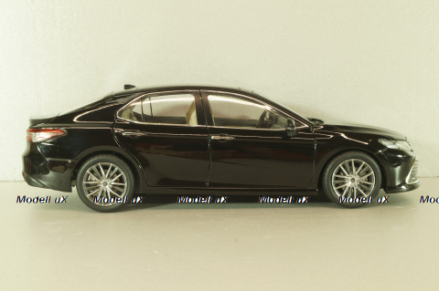 Toyota Camry (XV80) 2018 8-generation, black, Paudi 1:18