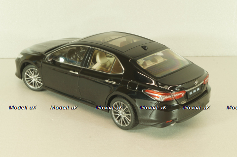 Toyota Camry (XV80) 2018 8-generation, black, Paudi 1:18