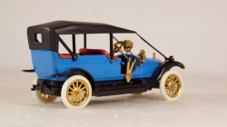 Руссо-Балт С24-40 А22 с поворотным мостом, синий, Тантал/Радон 1:43