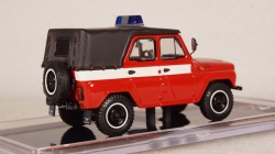Уаз-31512 пожарный, штабной, TruckTyr 1:43