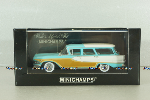 Edsel Bermuda Station Wagon 1958, blue, 400082014, Minichamps 1:43