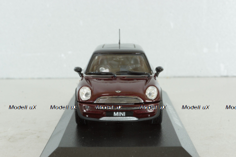 Mini Cooper (R50) 2000, dark red/black, Minichamps 1:43
