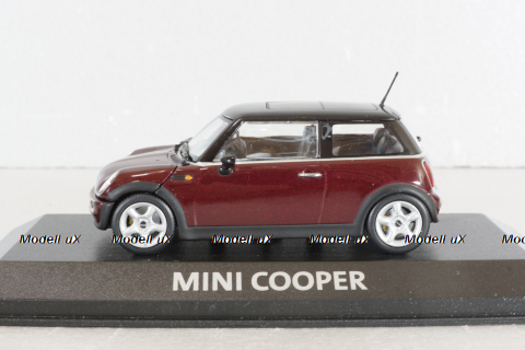 Mini Cooper (R50) 2000, dark red/black, Minichamps 1:43