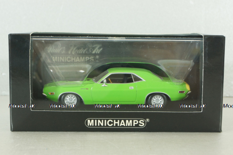 Dodge Challenger R/T 1970, green, 400144700, Minichamps 1:43