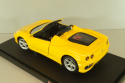 Ferrari 360 Spider 2000, yellow, 29757Y, Hot Weels 1:18
