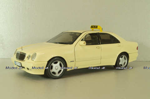 Mercedes-Benz E320 (W210)  Limousine taxi 2001, beige, Sun Star 1:18
