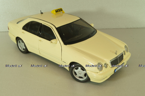 Mercedes-Benz E320 (W210)  Limousine taxi 2001, beige, Sun Star 1:18