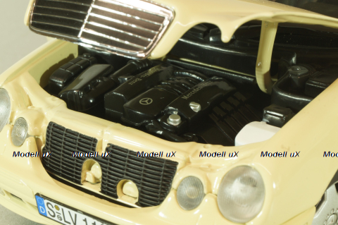 Mercedes-Benz E320 (W210)  Limousine taxi 2001, beige, Sun Star 1:18