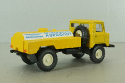 Газ-66, топливозаправщик Аэрофлот, февраль 2006, фурнитура в комплекте, Русская миниатюра 1:43