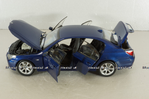 BMW 545i (E60) blue, 80430153202, Kyosho 1:18