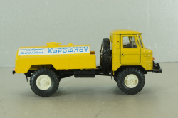 Газ-66, топливозаправщик Аэрофлот, февраль 2006, фурнитура в комплекте, Русская миниатюра 1:43