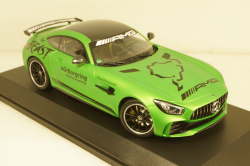 Mercedes AMG GT R Ringtaxi 2017 green, 155036091, Minichamps 1:18
