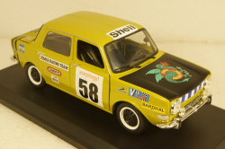 Simca 1000 Rallye 2 SRT 1973 №58, Green Livraison Domicile, 185699-2, Norev 1:18