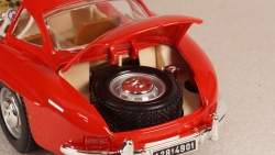 Mercedes 300 SL, BBU18-12047RED, Burago 1:18