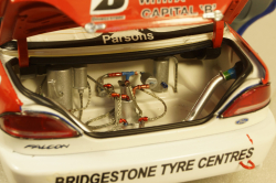 Ford Falcon Credit Racing #30 Seton/Parsons Bathurst Pole Position, white/red/blue, APEX91404, APEX 1:18